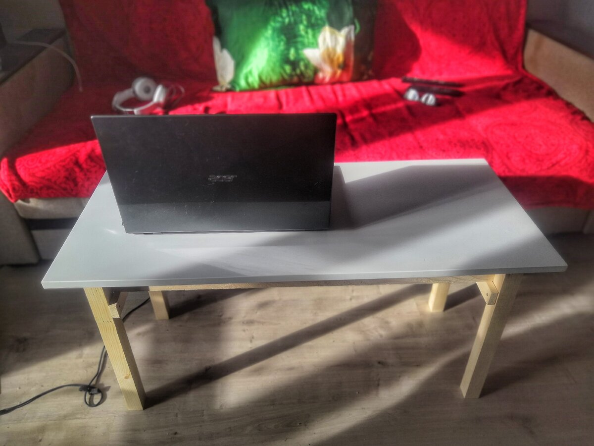 Сначала мое рабочее место выглядело так