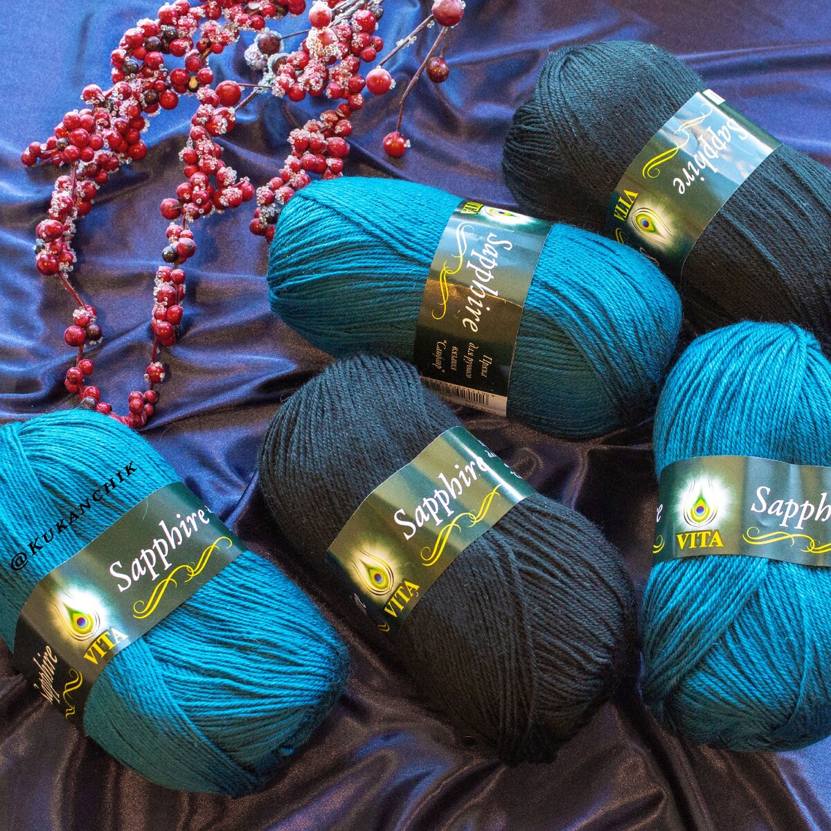 Пряжа Vita Sapphire