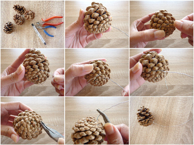 Крепление шишек