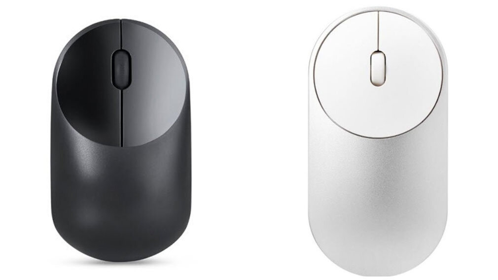 Слева новая Xiaomi Mi Portable Mouse, а справа - старая