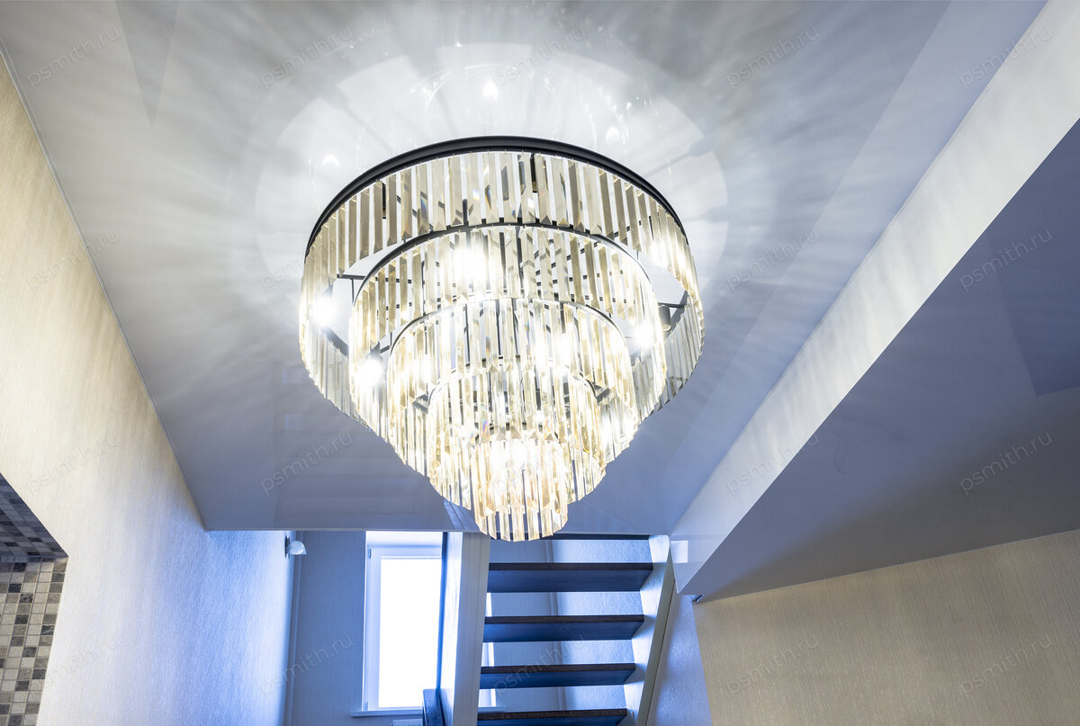 Глянцевый натяжной потолок из экопленки MSD Premium