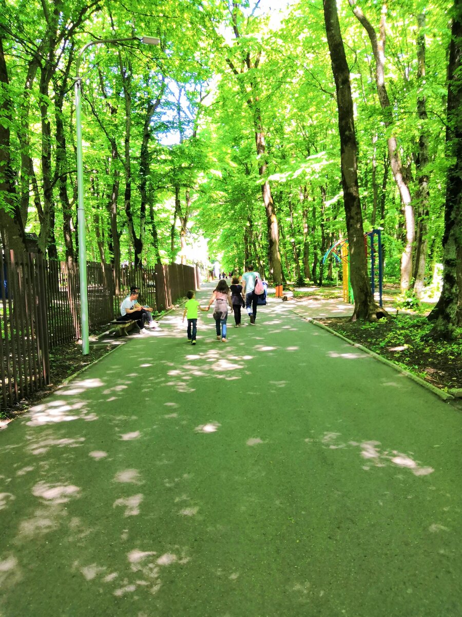 Парк победы в городе Ставрополе