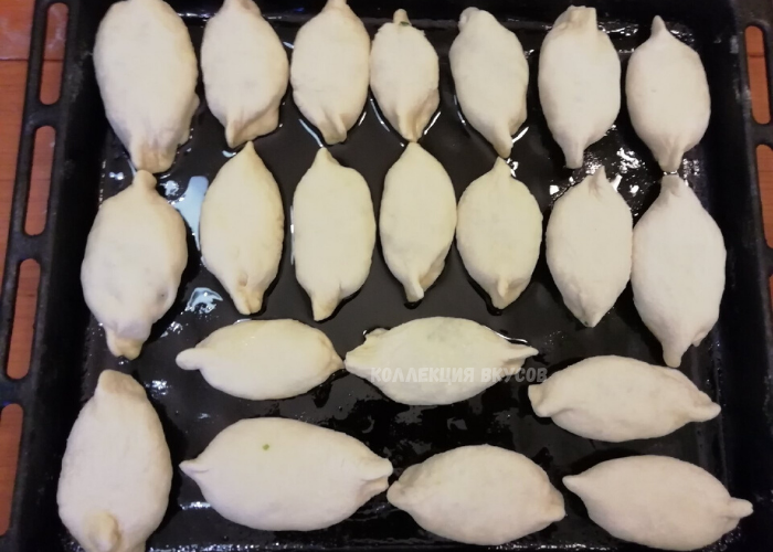 Пирожки, готовые к выпеканию