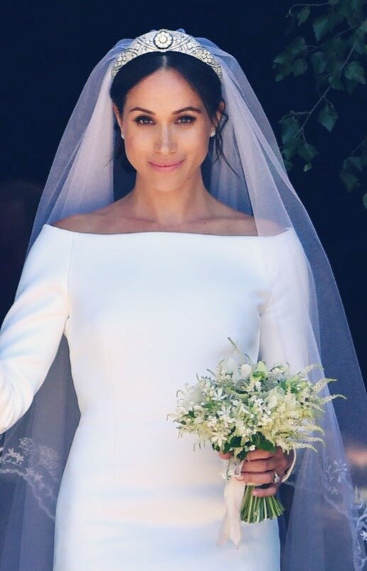 Меган Маркл на своей свадьбе