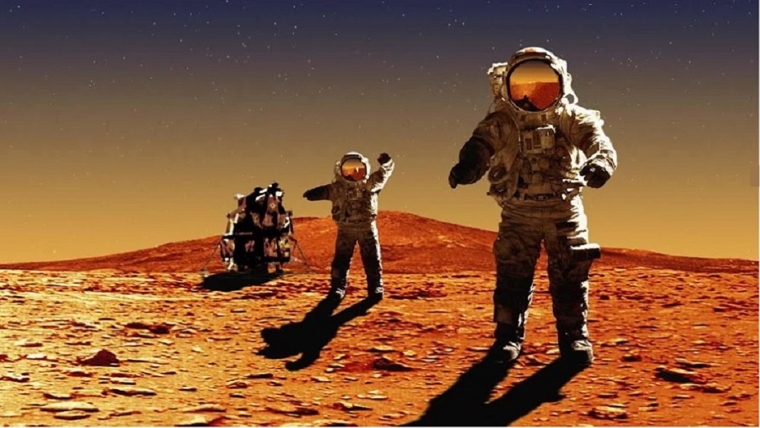 Люди на марсе