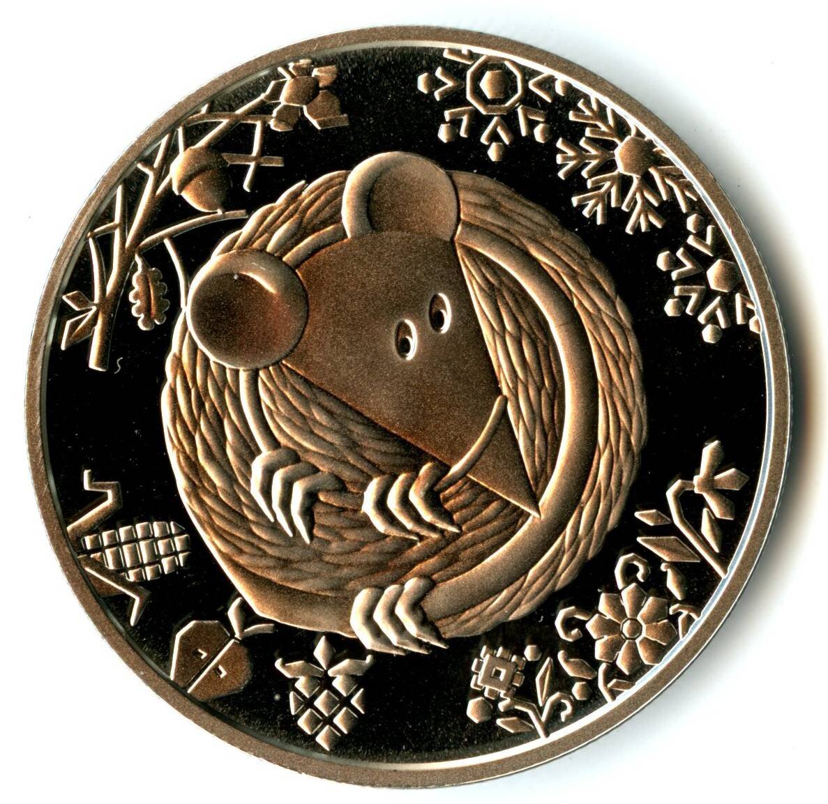 Монета .«Украинская крыса». Реверс.