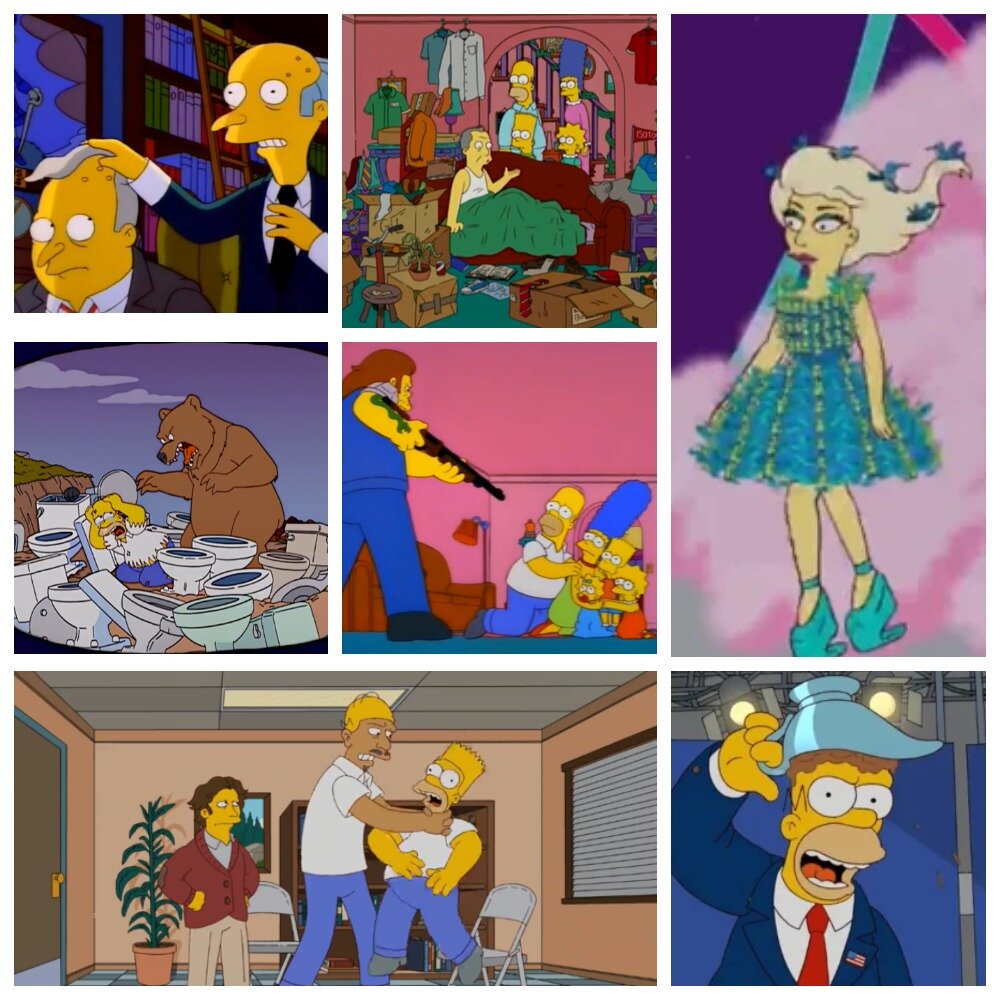 Фрагменты сериала Симпсоны