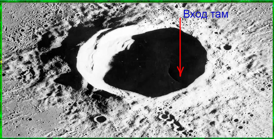 Обвал «крышки» лавовой трубки на Марсе