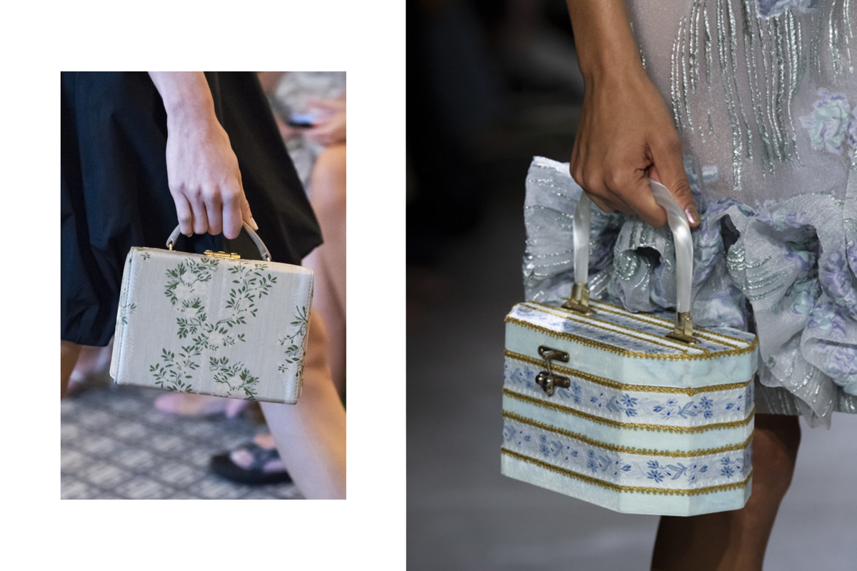 Так и не разберешь: то ли женщина на работу собралась, то ли в антикварный