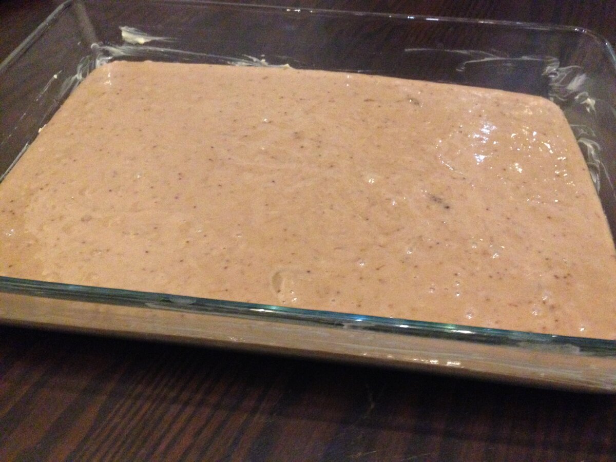 Вот так выглядит коврижка до выпечки