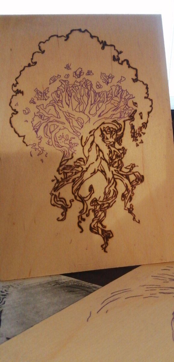 В процессе выжига и производства