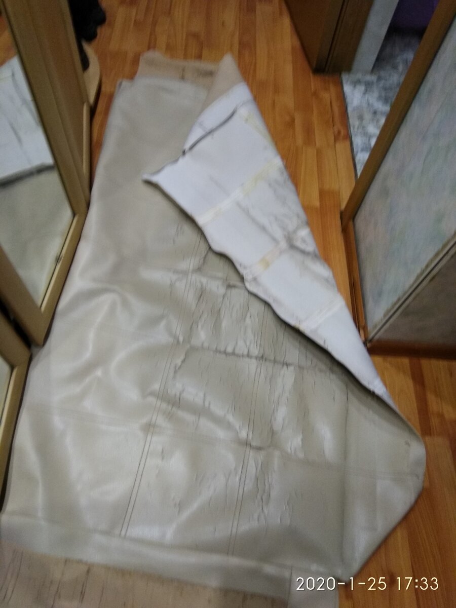 Сняли венилловое покрытие