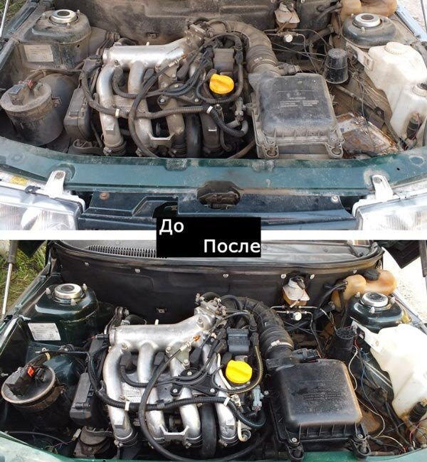 Эффект от мойки