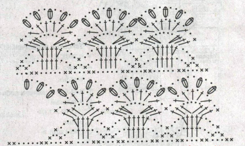 Вязание крючком лилии схема и описание