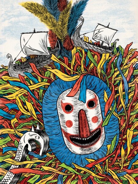      Потешная лошадка из Майнхеда. Рисунок: Chris Carfolite. 