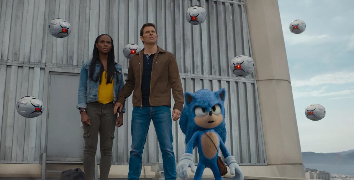 Кадр из фильма "Соник и кино"