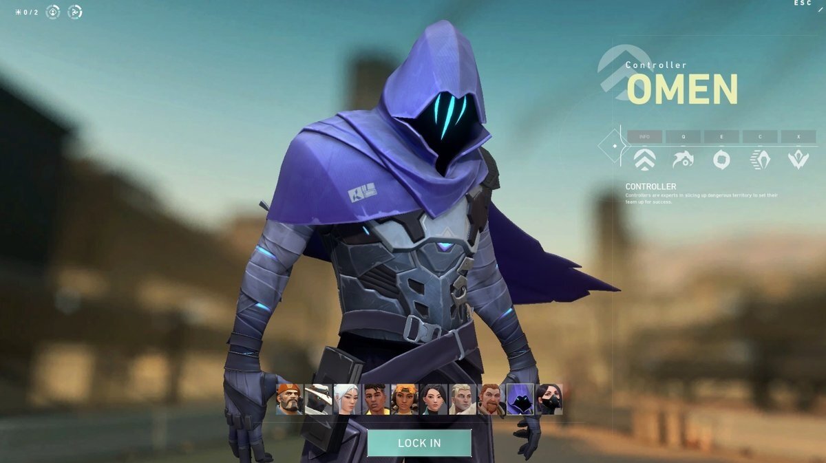 Новый внешний вид героя OMEN