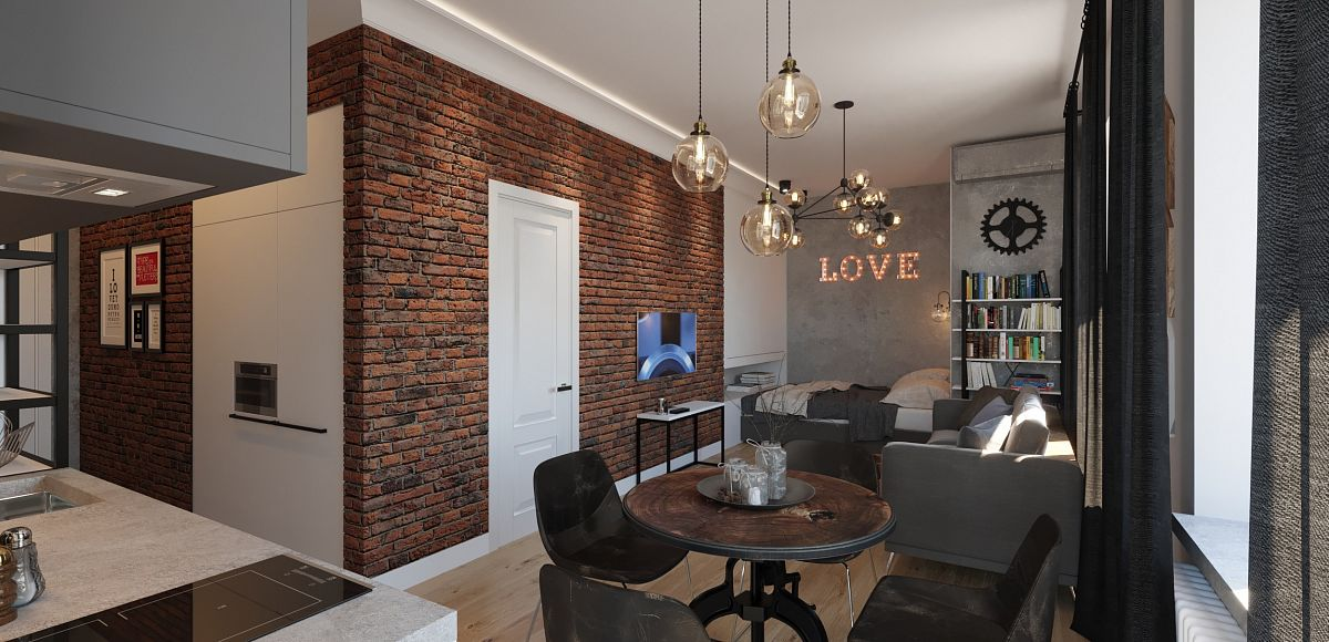 Дизайн-проект квартиры-студии 34 кв.м. Автор - ведущий архитектор Arkhitex Иван Качалов