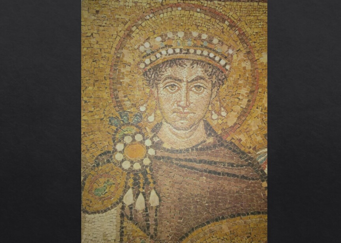 Император Юстиниан I, при нем был построен главный храм Православия – Собор Святой Софии