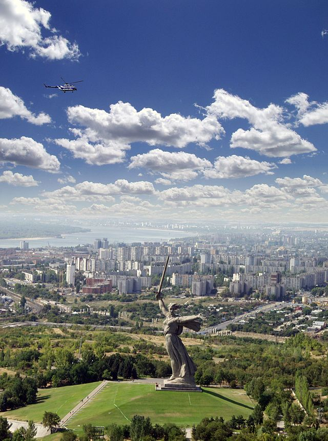 Мамаев курган.Wikimedia Commons.