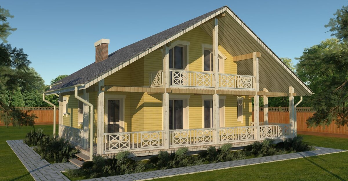 проект деревянного дома