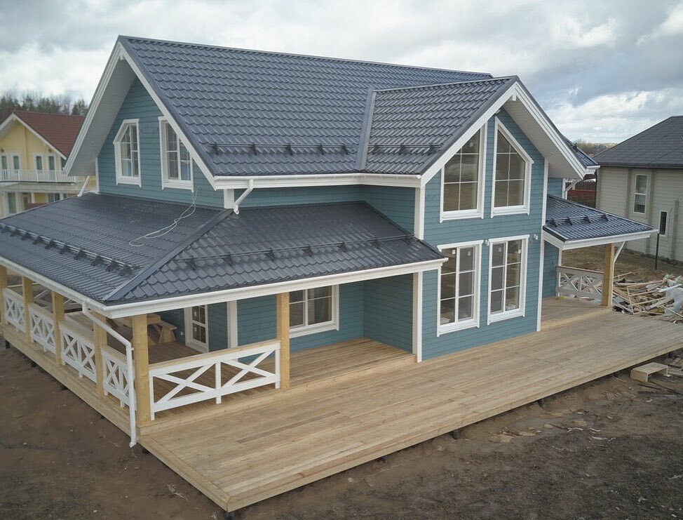 Фотографии построенного дома 