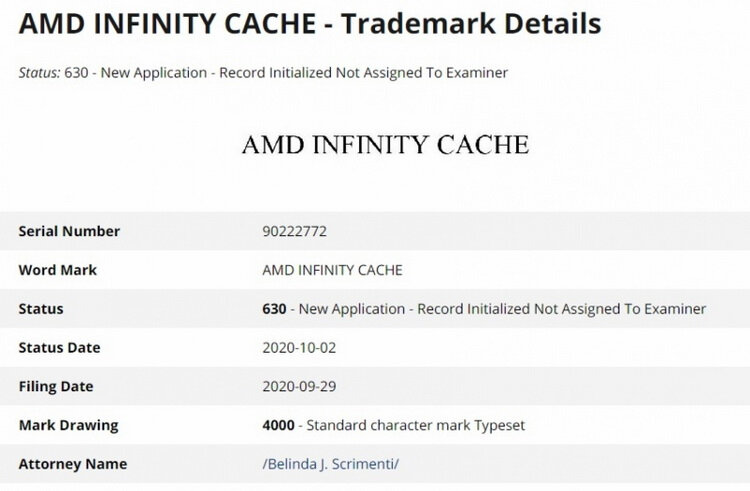 AMD - INFINITY CACHE