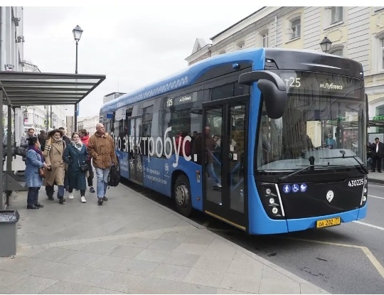 Электробус. Изображение взято из открытого источника в качестве иллюстрации