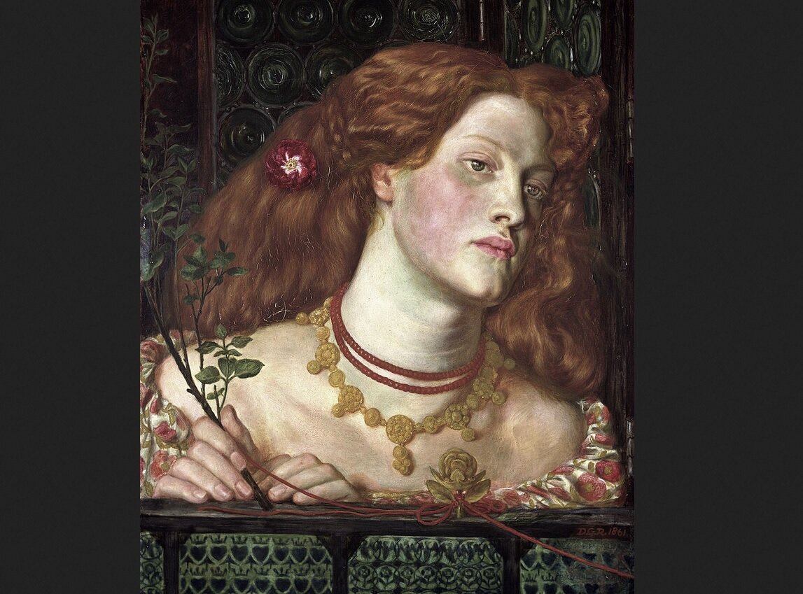 Данте Габриэля Россетти «Прекрасная Розамунда» 