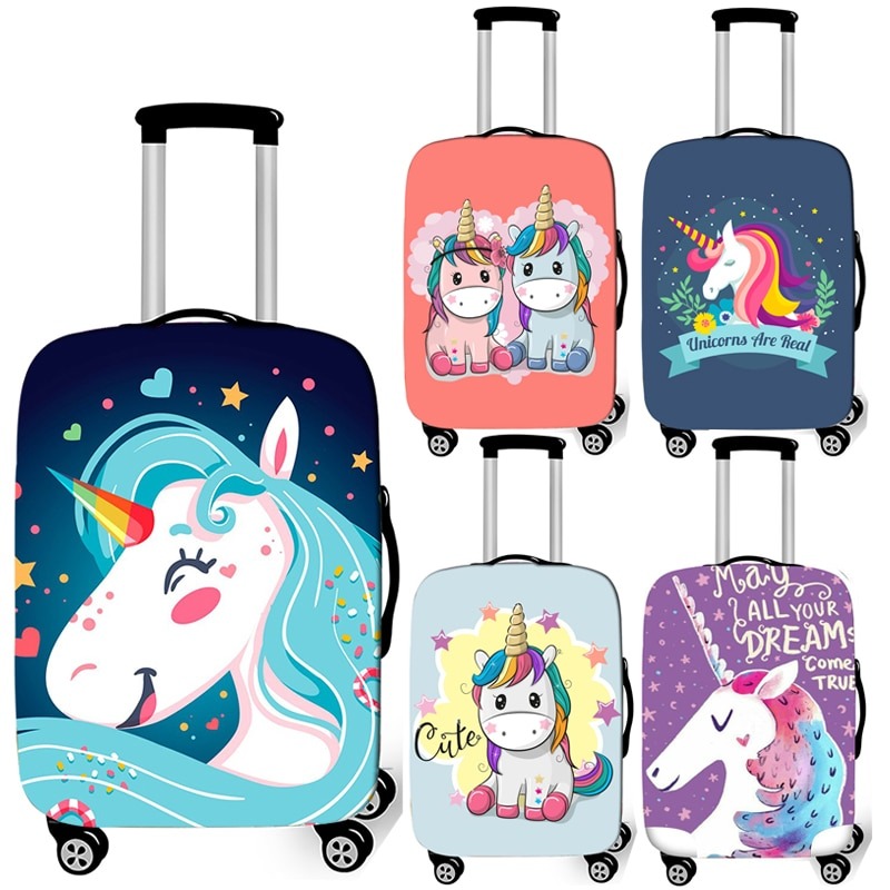 Чемодан единорог