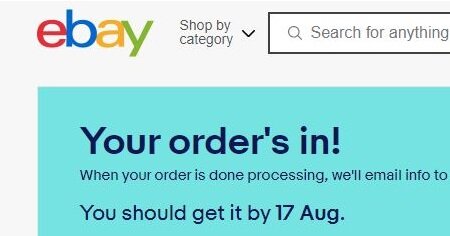 С новым заказом!