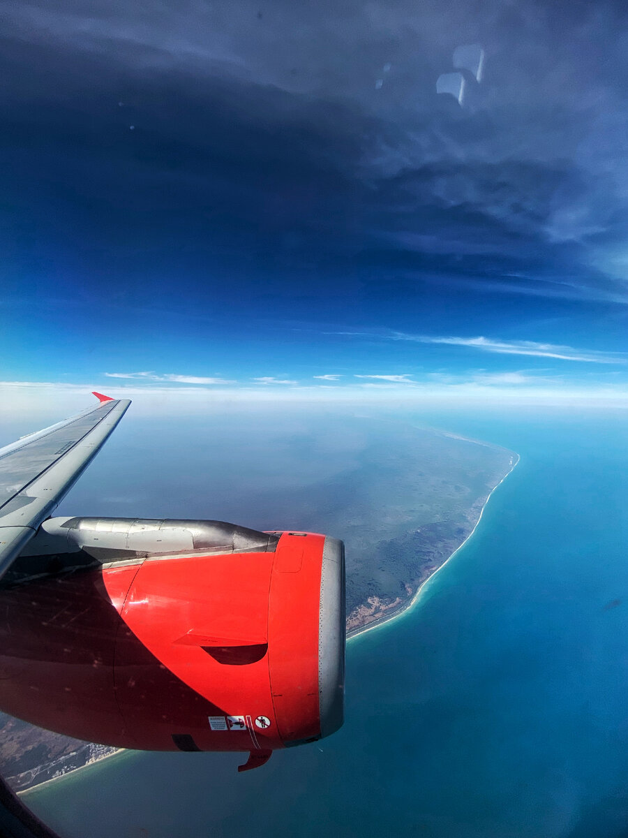 Полуостров Юкатан и Карибское море.