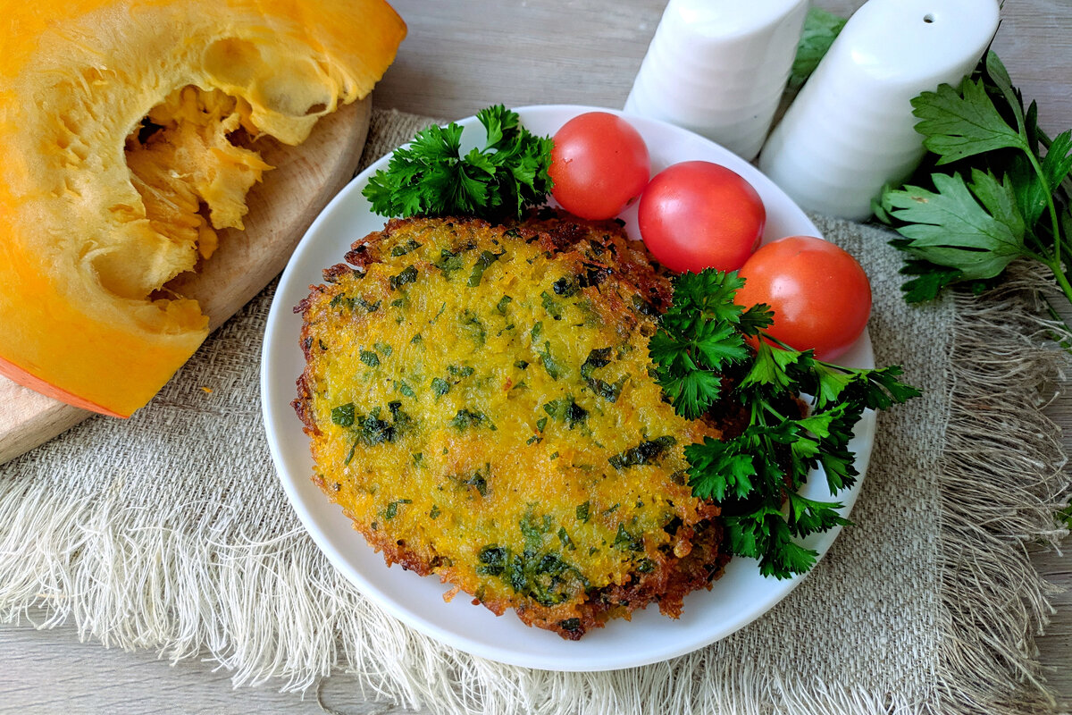 Драники из тыквы