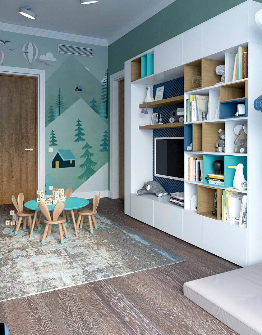 Круглый столик для рисования, игр и учебы