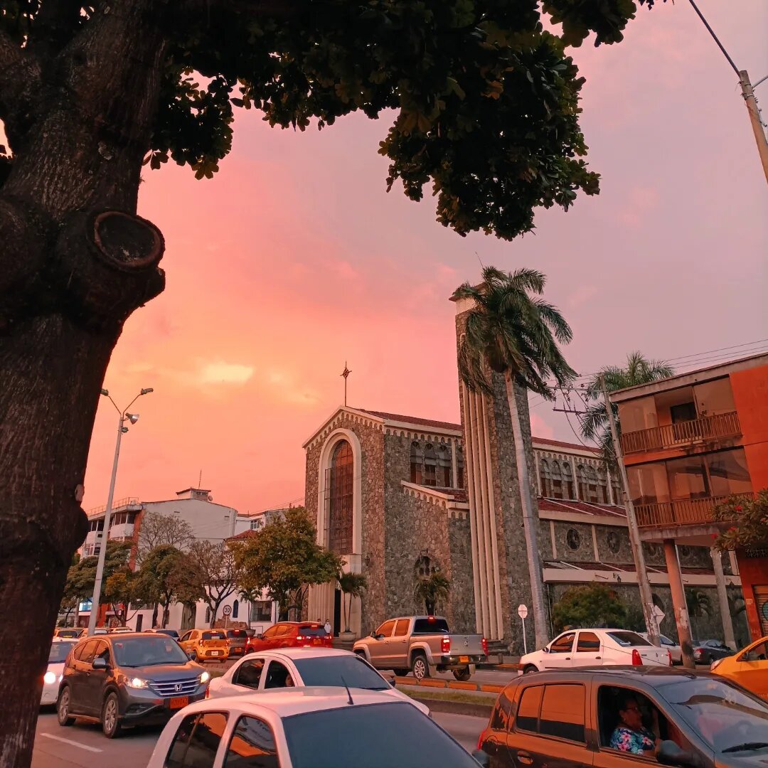 Закат в Кали