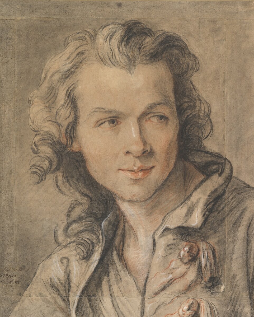 Ж.-Б. Лемуан. Портрет Этьена Мориса Фальконе. 1741