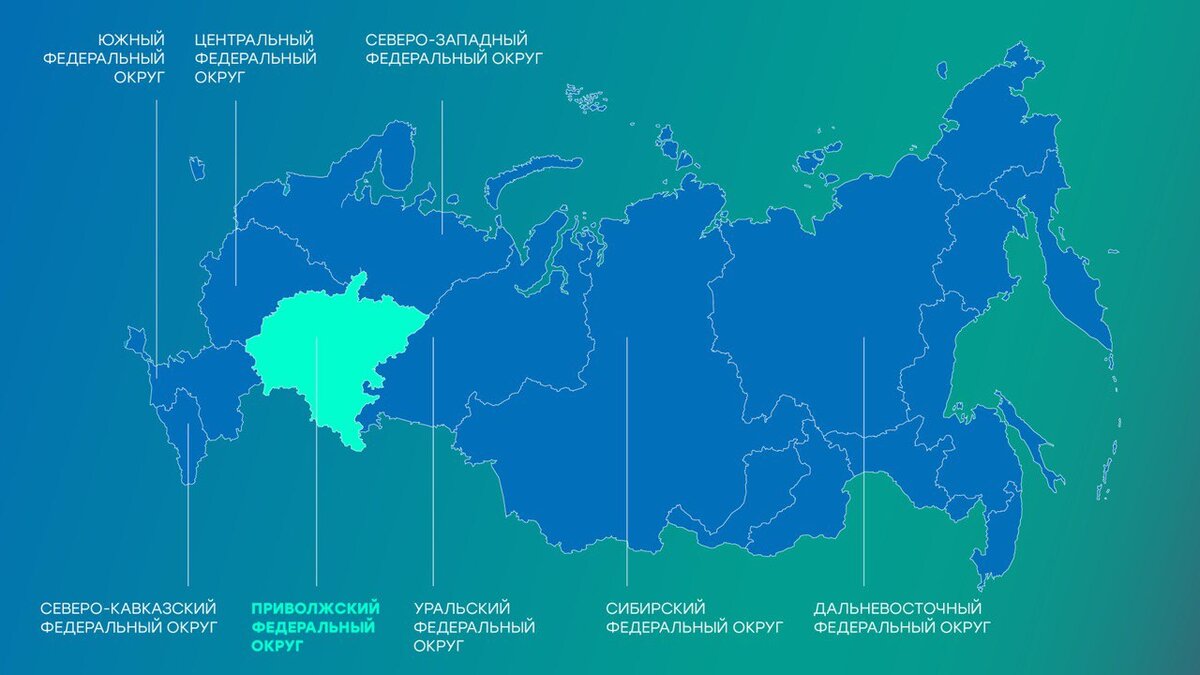 ПрФО: 14 субъектов Федерации, чуть больше миллиона квадратных километров и почти 29 миллионов жителей
