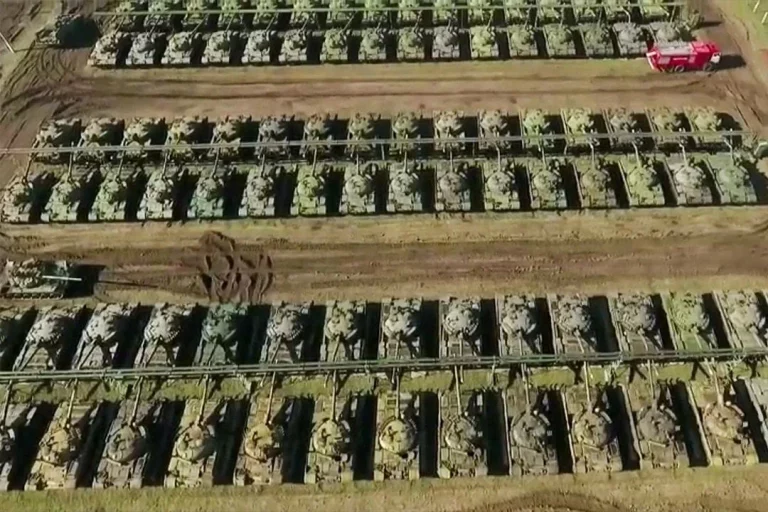 Т-62 на хранении