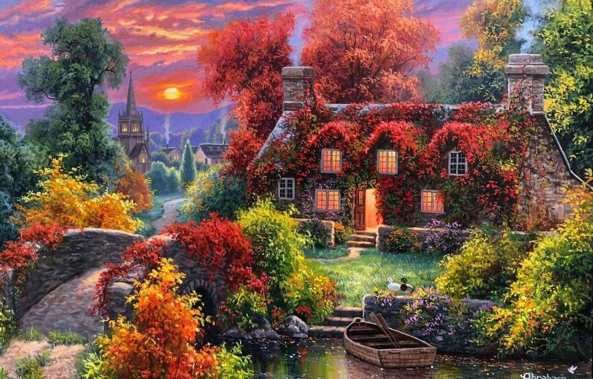 Thomas kinkade картины