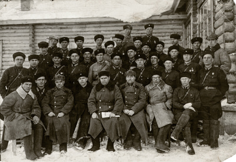 Руководство Томасинлага. с. Асино, 1940-е. Источник: фотоархив мемориального музея