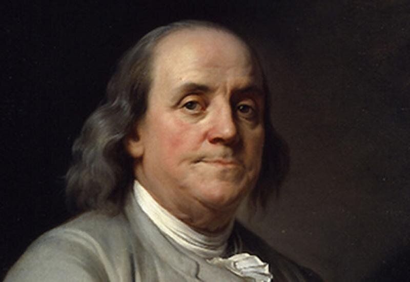Портрет Бенджамина Франклина 