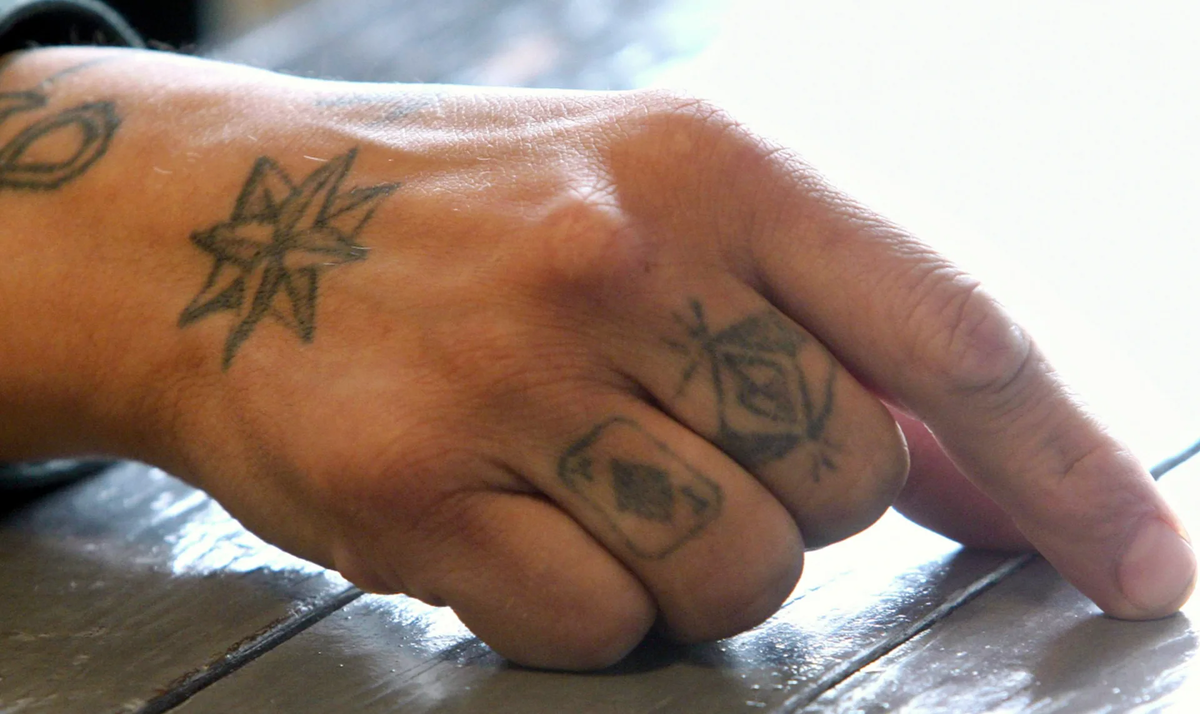 Тюремные (зоновские) татуировки и их значение.