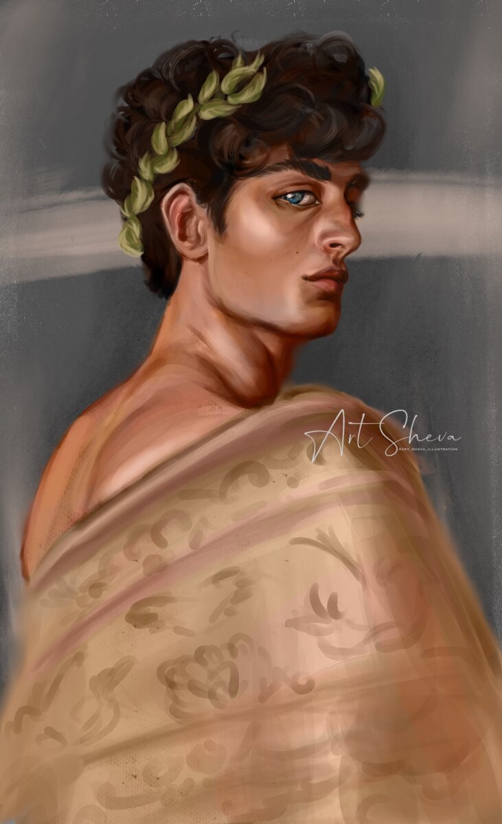 первые портреты в стиле от пятна