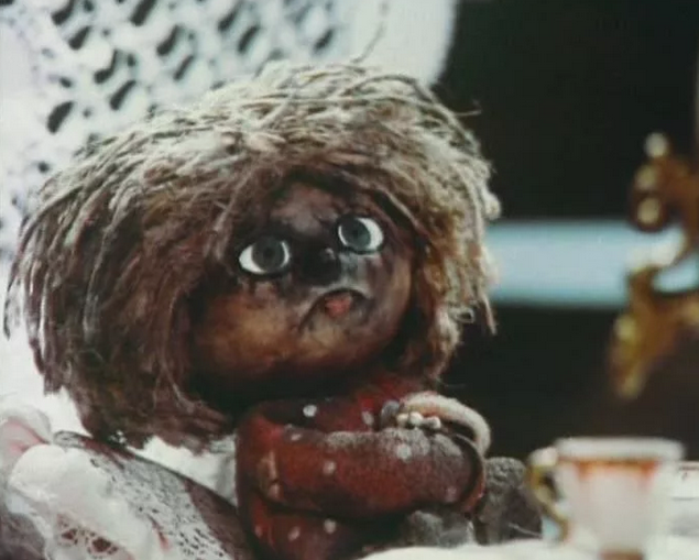 Кадр из мультфильма "Домовенок Кузя"