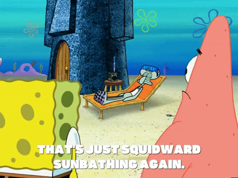 "Это просто Сквидвард опять загорает"