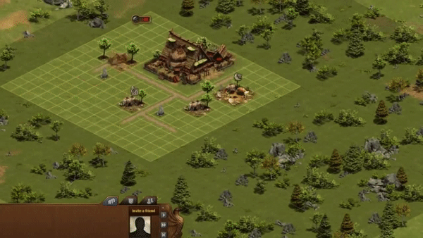 Визуально игра очень похожа на стратегии девяностых-двухтысячных, типа Цезаря и Цивилизации (чем меня и зацепила).