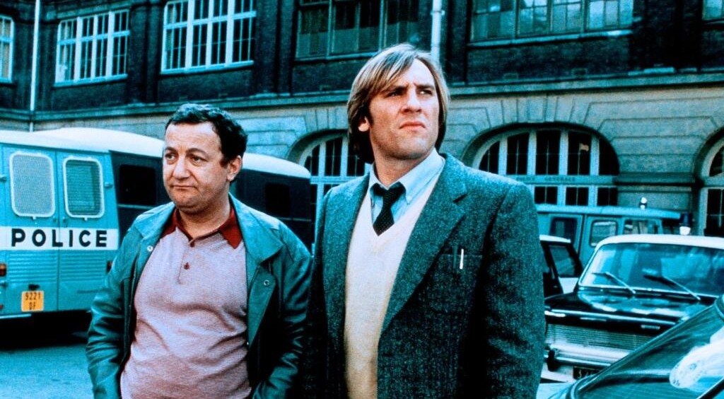 Колюш и Жерар Депардье в фильме "Инспектор-разиня" (1980)