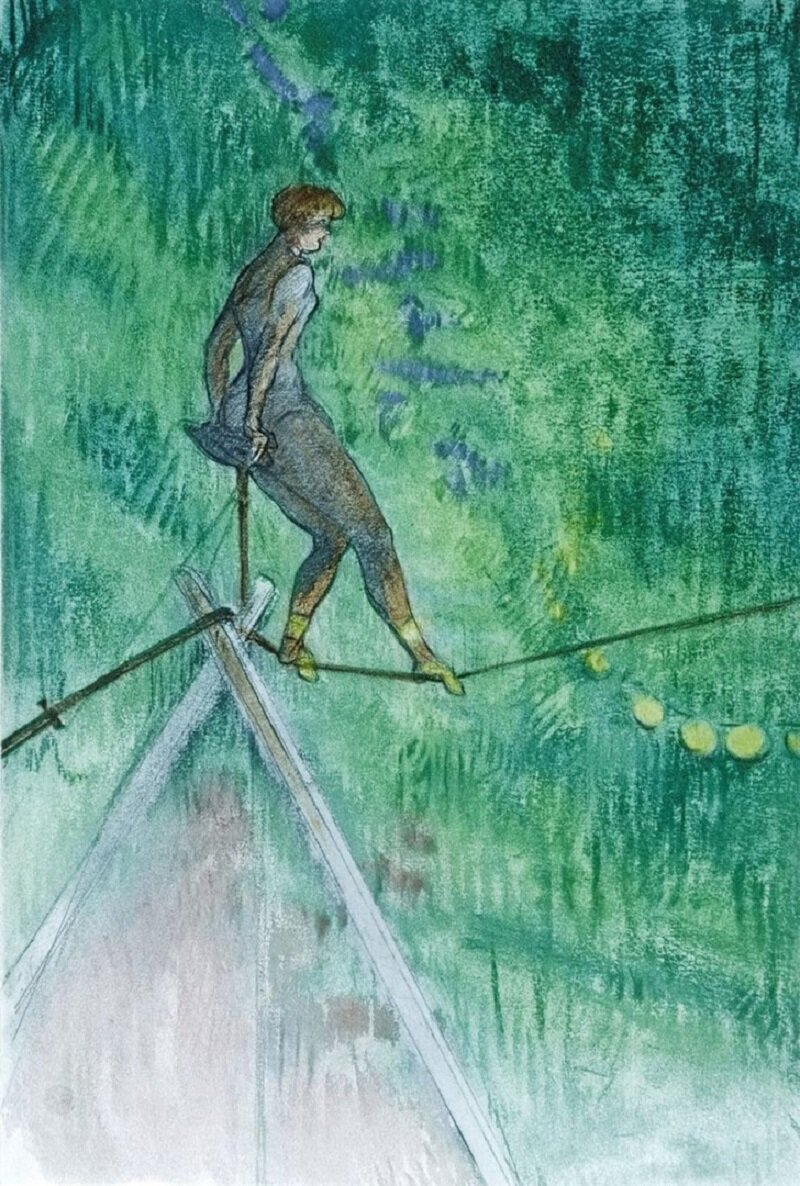 Тулуз-Лотрек. Канатная плясунья