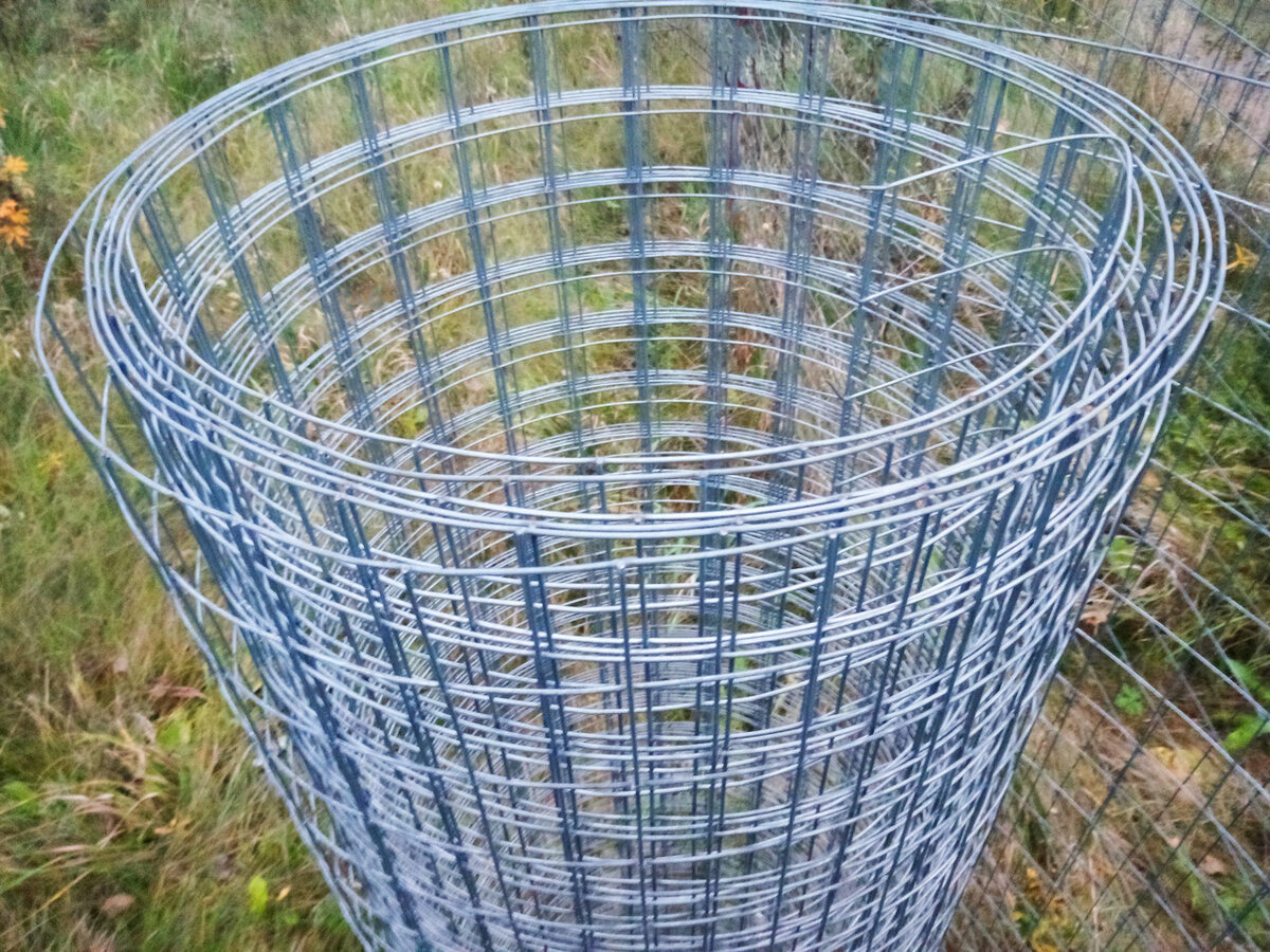 Моя сварная сетка с забора