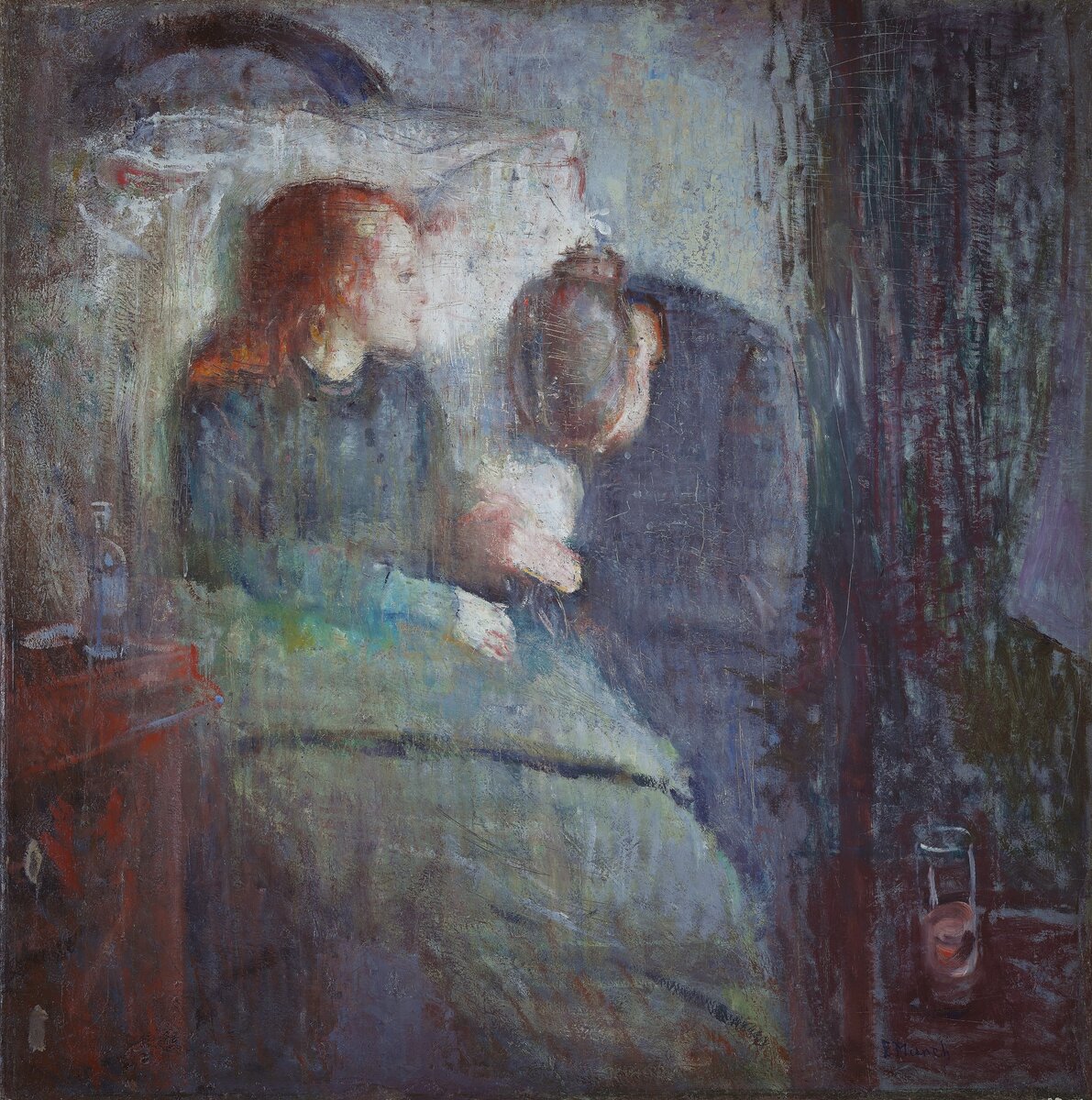 Больная девочка. Эдвард Мунк. 